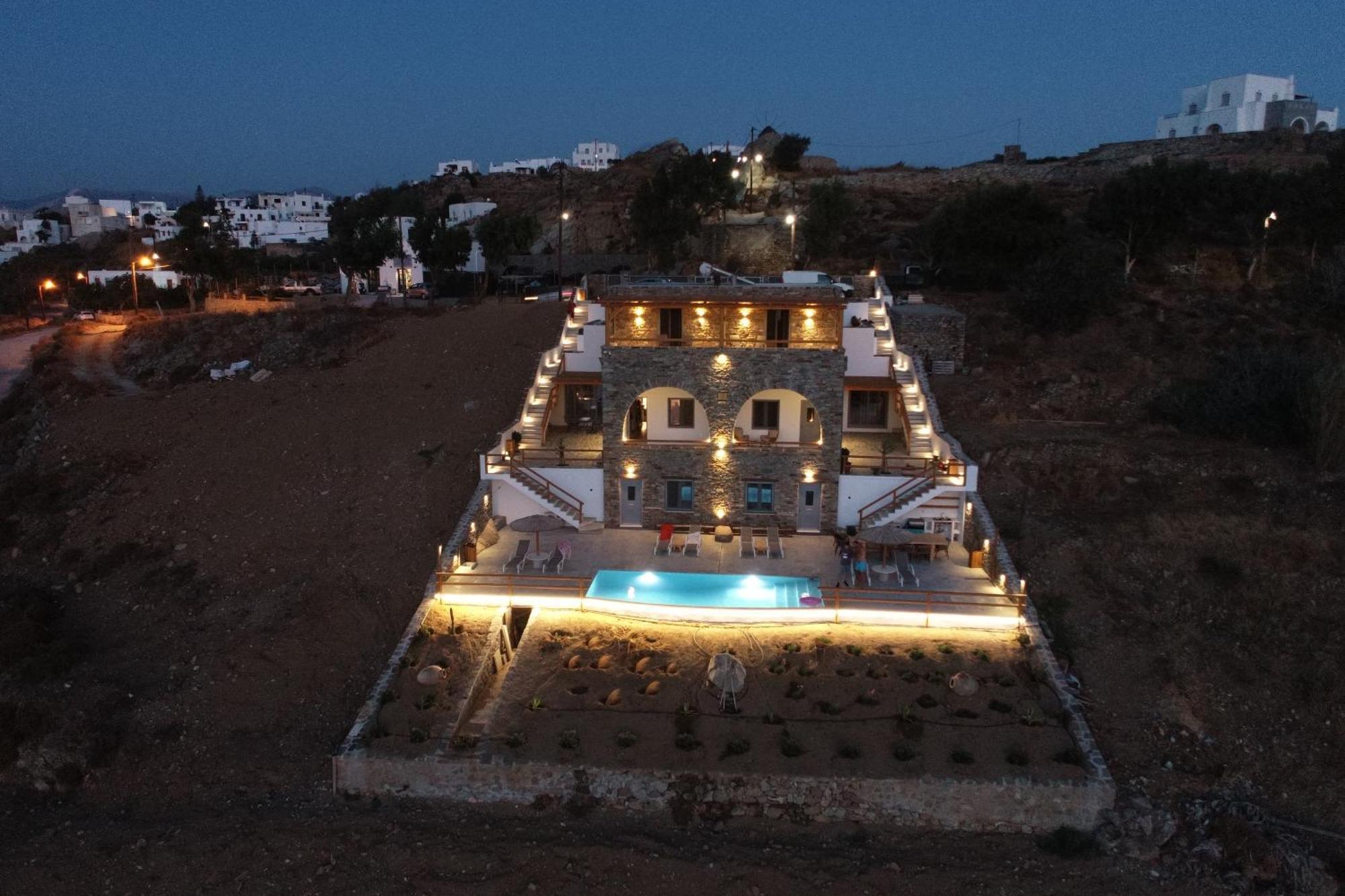 Villa Papa Glinado Naxos Екстер'єр фото