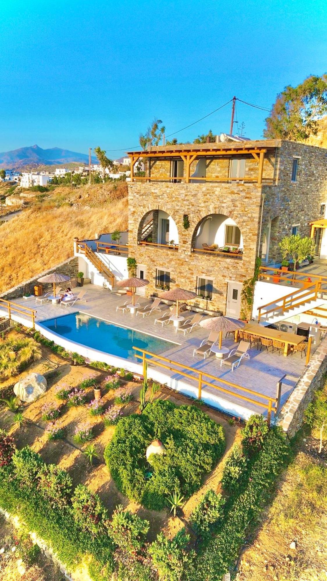 Villa Papa Glinado Naxos Екстер'єр фото